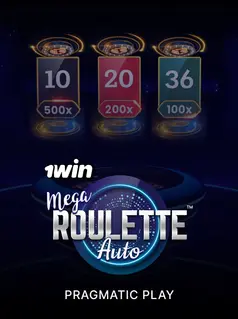 1win Auto Mega Roulette game